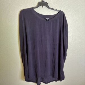 ATHLETA lunaria short sleeve athletic shirt black sz 2X